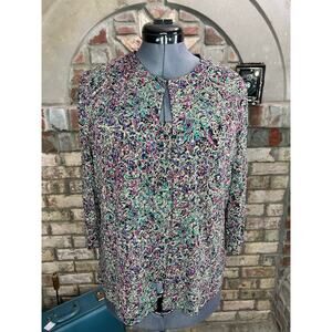 Alex tank top and jacket formal party purple teal sparkle